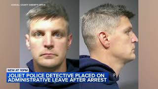 Joliet police detective arrested, charged with domestic violence