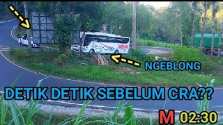 BUS NGEBLONG SAAT ADA MOBIL DI JALUR BERLAWANAN ARAH