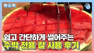 [canⓓ] 귀차니즘 심한 친구들이 대열광한 '수박칼' 직접 써봄