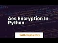 aes encryption in python