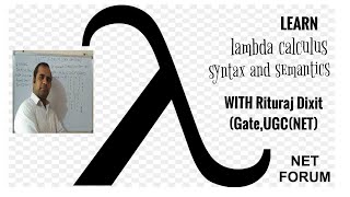 Lambda calculus part 1: basic syntax and semantics