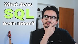 Why do We Need Databases and SQL?