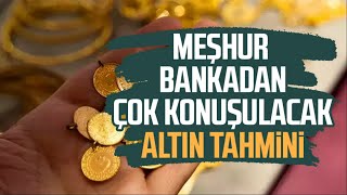 Dev Alman bankası Commerzbank'dan 2025 altın tahmini! gram altın yorumları