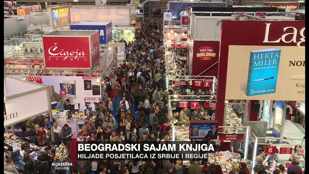 Hiljade Posjetilaca Na Beogradskom Sajmu Knjiga - YouTube