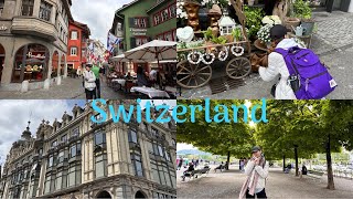 Vlog~ Салом Швейцария 🇨🇭 ✈️* Шаршараи баландтарин 💦🍔🌯