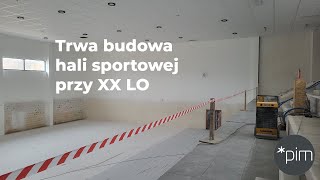 Trwa budowa hali sportowej przy XX LO