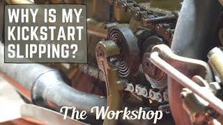 What to do when your kickstart is slipping - Harley Davidson WLA / ep158