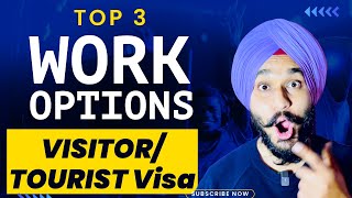 🇨🇦Top 3 WORK Options for VISITOR Visa Holders In CANADA 🇨🇦