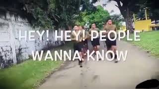 Chanting while jogging