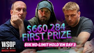 World Series of Poker 2024 | $5,000 No Limit Hold'em with Erik Seidel, Brian Rast & Sam Soverel