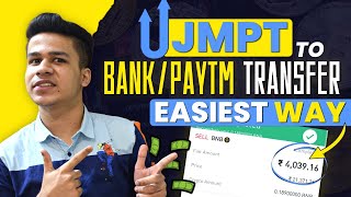 JumpTask Token live payment proof | How to withdraw JMPT from Honeygain to Bank/Paytm | EASIEST WAY