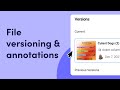 File versioning and annotations | monday.com tutorials