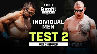 Pig Chipper — Men's Test 2— 2023 NOBULL CrossFit Games