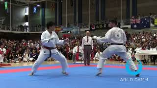 okada yasunori vs rojas rodrigo mens ind kumite final jka world karate championship 201