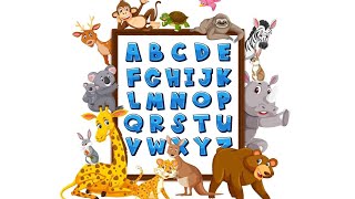 Learn Alphabets with Cute Animal Animations for Toddlers | Fun and Education | A B C D | A to Z