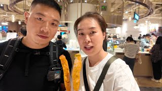 SEOUL KOREA SHINSEGAE HUGE FOOD HALL | ELECTRO MART KOREA | SHOPPING