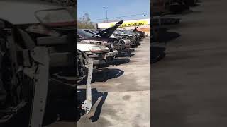 Junk Yard Trip #junkyard #nevada #vegas #honda #shorts #cars