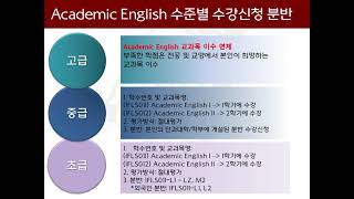 Academic English Course Registration KOR