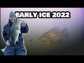 Tip-up BASS & Pike! Ice Fishing Northern Wisconsin