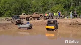 Cushman Trackster in the mud