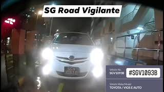 20Jun2021  Block 695 Jurong West Central 1 phv #SGV1093B toyoya vios tailgate camcar out of carpark