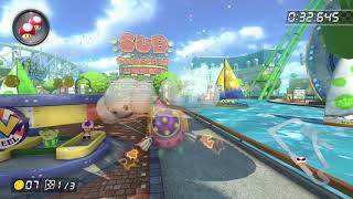 Water Park [150cc] - 1:41.987 - おまえモナー (Mario Kart 8 Deluxe World Record)