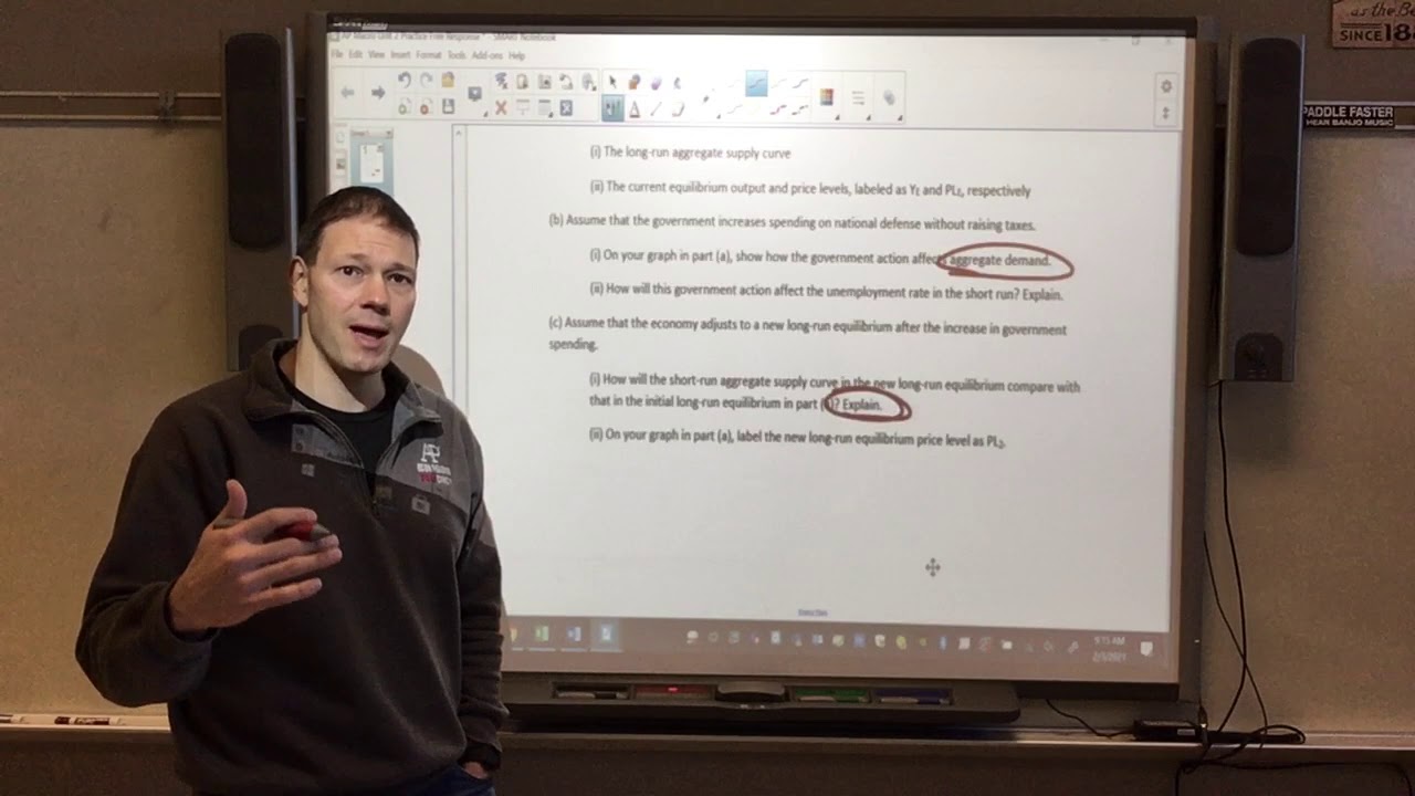 Ap Macro Unit 2 Practice Free Response And Multiple Choice Youtube