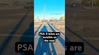 Proof that E-bikes are Invisible on the Road