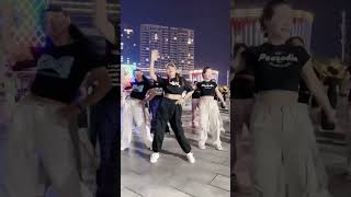 😱🔥 Oh look cool this lady's dance is so good that she only needs to practice it three times #dance