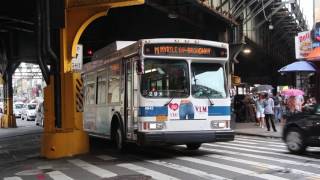 2007 Orion VII 2nd Gen+ #6842 on the (M) Shuttle #2 at Myrtle Avenue and Broadway