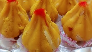 BESAN SUJI WITH RABDI MODAK | Recipe BESAN SUJI WITH RABDI MODAK