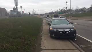 Tire-Eating Pothole Takes Out Cars On Southfield Freeways