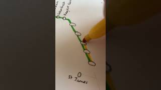 Drawing the Tyne and Wear Metro map! 🚇 🚈