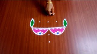 simple mattu pongal kolam designs🐂  5x1 dot gangireddu muggulu 🐂 basavanna muggulu  sankranthi 2023