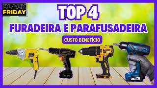 TOP 4 MELHOR FURADEIRA E PARAFUSADEIRA PARA 2025✅MELHORES FURADEIRA E PARAFUSADEIRA CUSTO BENEFÍCIO?