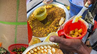 Extreme Hot Chana Masala Chaat Jhal Muri Maker Rs  10 Only - Bangladeshi Street Food👌🌶