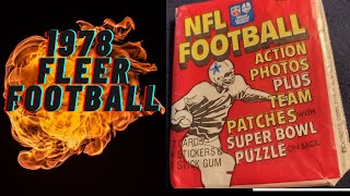 1978 Fleer Football Pack \u0026 1k Sub Contest Winners!