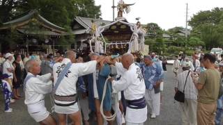 2016年　藤沢白幡神社例大祭神輿渡御（神幸祭発輿宮出）