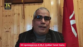 MLA Zadibal Tanvir Sadiq extended New Year greetings to the people of Kashmir