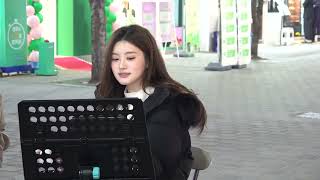 성시경.아이유 - 그대네요 듀엣 커버 - 노래 손채현. 계윤성 -  신촌  첫버스킹  버스킹 .