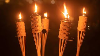 BAMBOO TORCHES THAT WON'T CRACKED, MILDEW, SPLIT, RUST - ONETHATCH