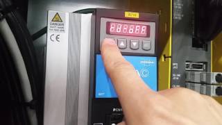 How to Change a parameter on Doosan servo drive