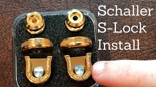 How To Install Schaller S-Locks | Electric Guitar Strap Locks