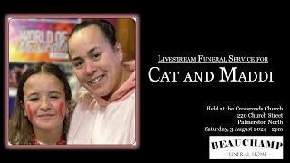 Livestream Funeral Service for Cat and Maddi (Backup)