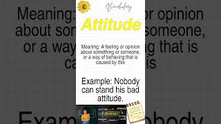 IELTS Vocab #228 Attitude     #Shorts