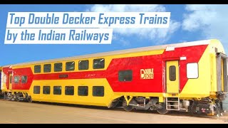 WDP 4D speedy action with Double Decker train rushing hard | Double Decker trains in Indian Railway