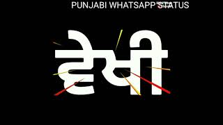 #OldSkool #SidhuMooseWala Song Whatsapp Status Black Background Video By Punjabi WhatsApp Status