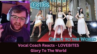 The best ladies in METAL!! LOVEBITES - Glory To The World - Vocal Coach Reacts