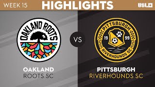 6.17.2023 | Oakland Roots SC vs. Pittsburgh Riverhounds SC - Game Highlights