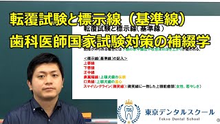 転覆試験と基準線の記入　歯科医師国家試験対策の補綴学